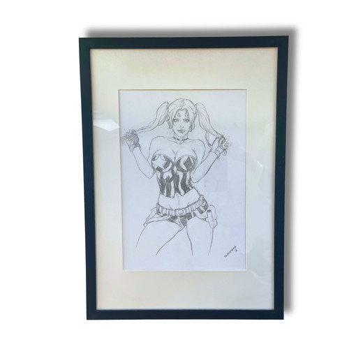 Dessin harley quinn au - harley,