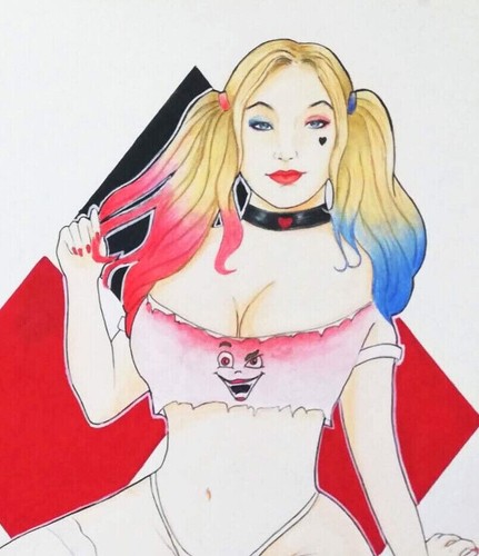 Harley quinn illustrazione - quinn,