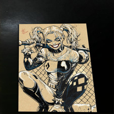 Stampa Harley Quinn firmata