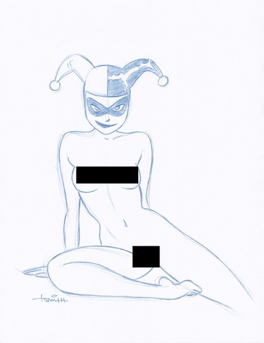Schizzo harley quinn - harley,