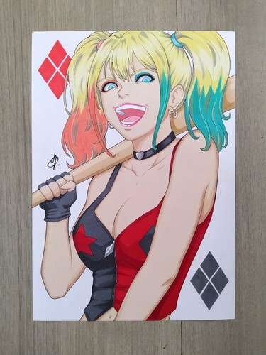 Harley quinn original - a4,