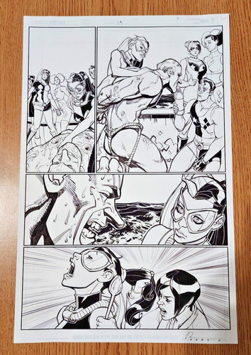Arte originale harley quinn - originale,